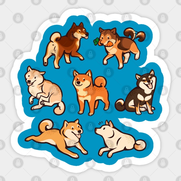 Shibes Sticker by Colordrilos